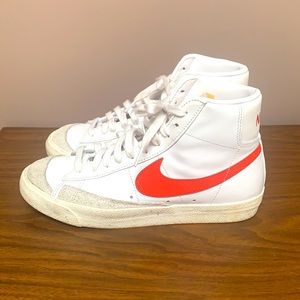 Nike Mid 77 Vintage White with Red Swoop